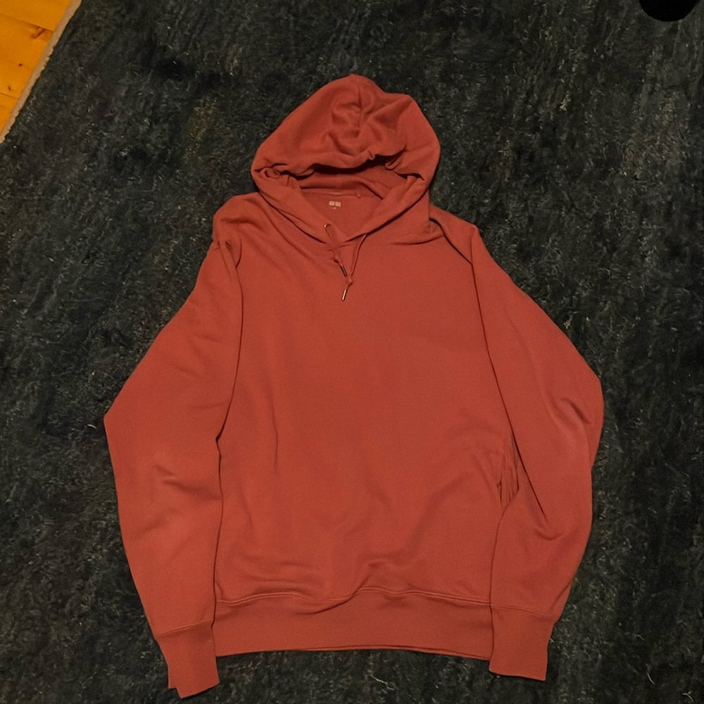 Pink Uniqlo Pullover Hoodie